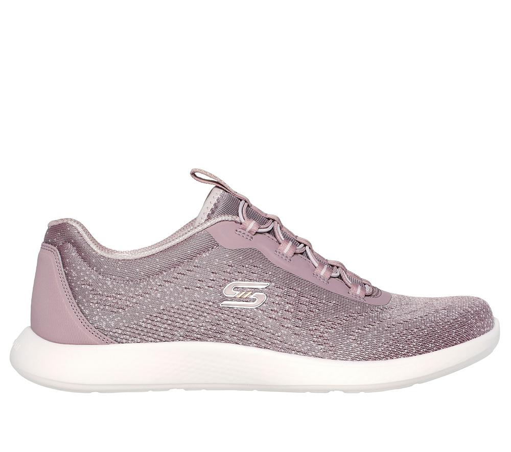Women Skechers Vapor Foam Lite - Revolve Slip On Shoes Mauve Purple  USA |  7824-LQTDW