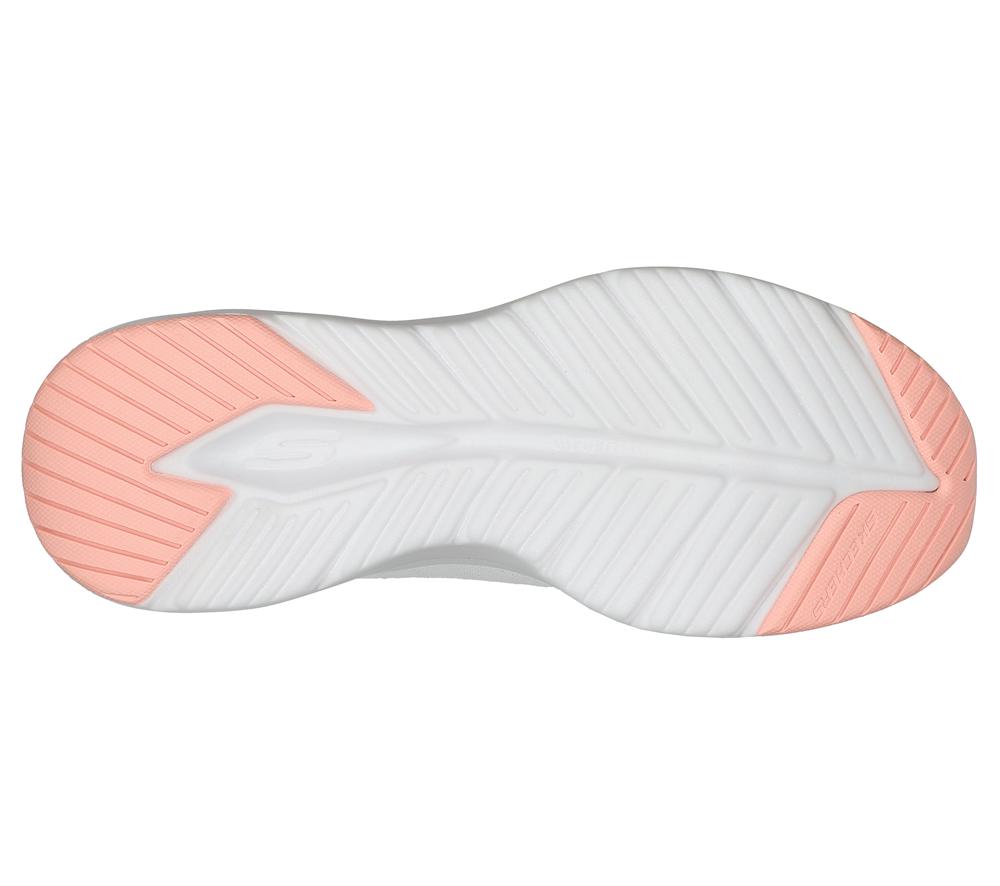 Women Skechers Vapor Foam - Fresh Trend Sneakers White / Black / Coral  USA |  8136-GBOVK