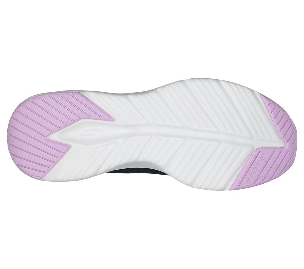 Women Skechers Vapor Foam - Fresh Trend Sneakers Navy / Lavender  USA |  1467-CURAM