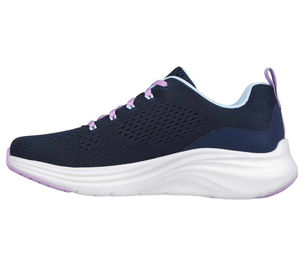Women Skechers Vapor Foam - Fresh Trend Sneakers Navy / Lavender  USA |  1467-CURAM
