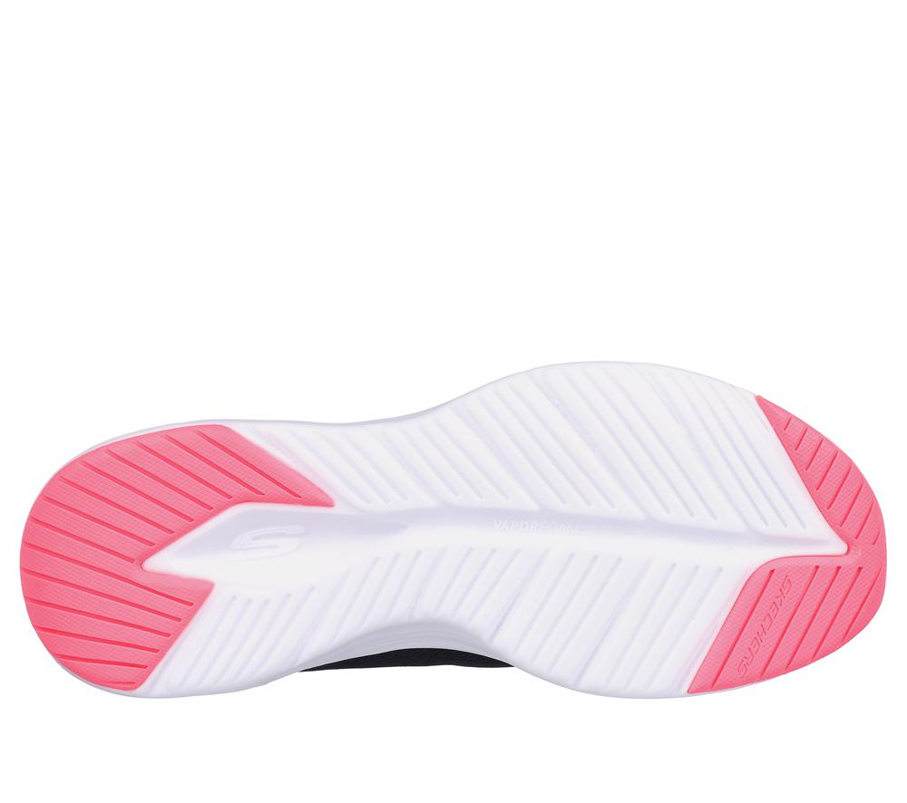 Women Skechers Vapor Foam - Fresh Trend Sneakers Black / Pink  USA |  7953-GRNMA