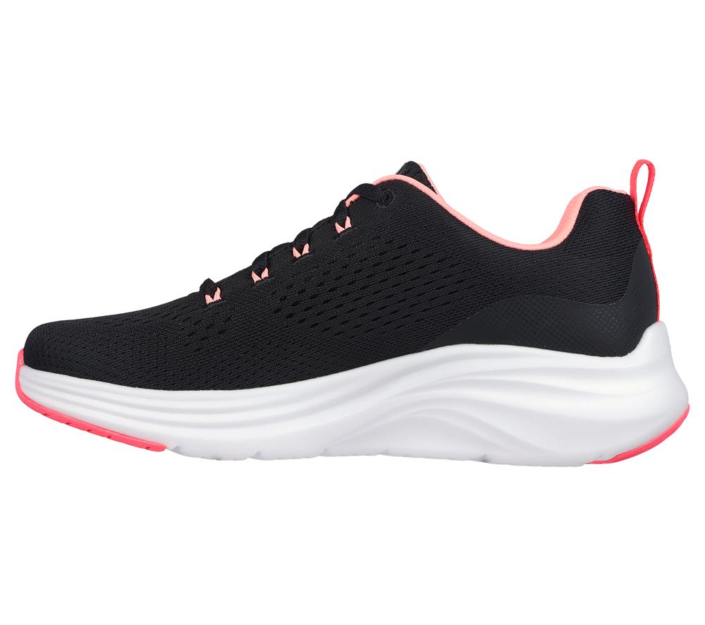 Women Skechers Vapor Foam - Fresh Trend Sneakers Black / Pink  USA |  7953-GRNMA