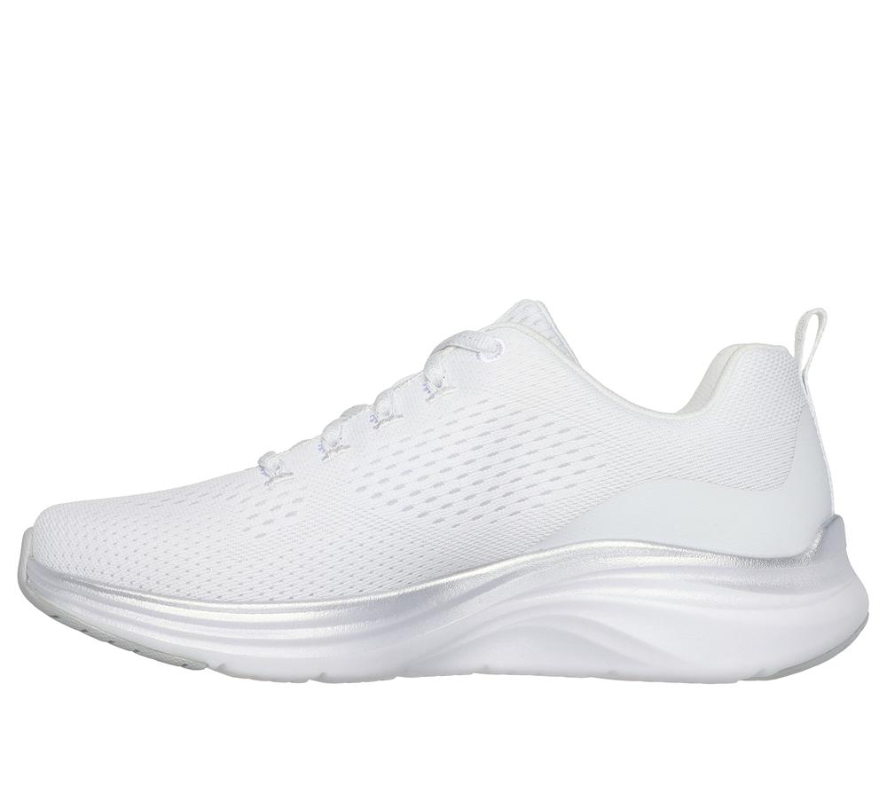 Women Skechers Vapor Foam - Midnight Glimmer Sneakers White / Silver  USA |  1623-PTYWB