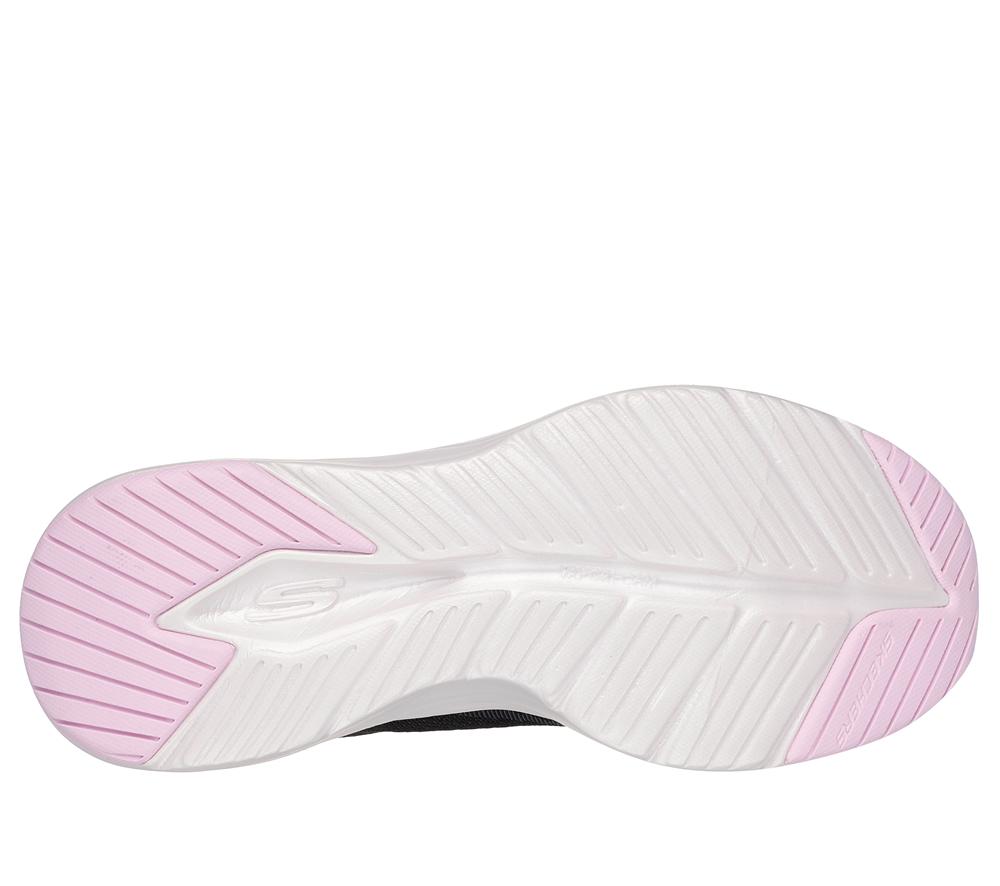 Women Skechers Vapor Foam - Smooth Ride Lace Up Shoes Black / Multicolor  USA |  7890-NTCWP