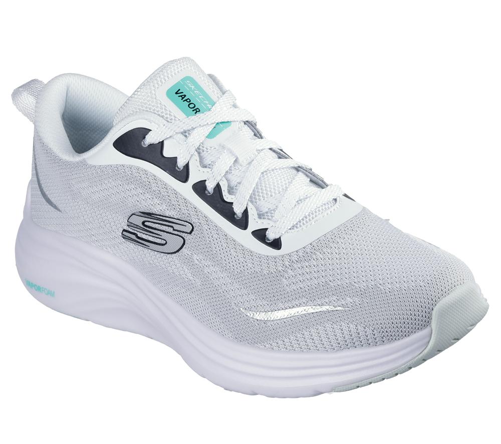 Women Skechers Vapor Foam - Smooth Ride Sneakers White / Black  USA |  1592-QGYMO