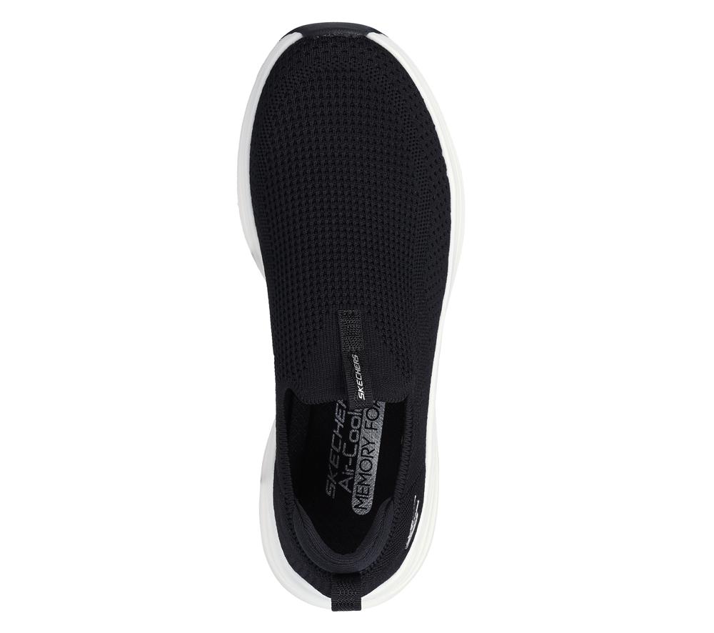 Women Skechers Vapor Foam - True Classic Slip On Shoes Black  USA |  8407-CZNWL