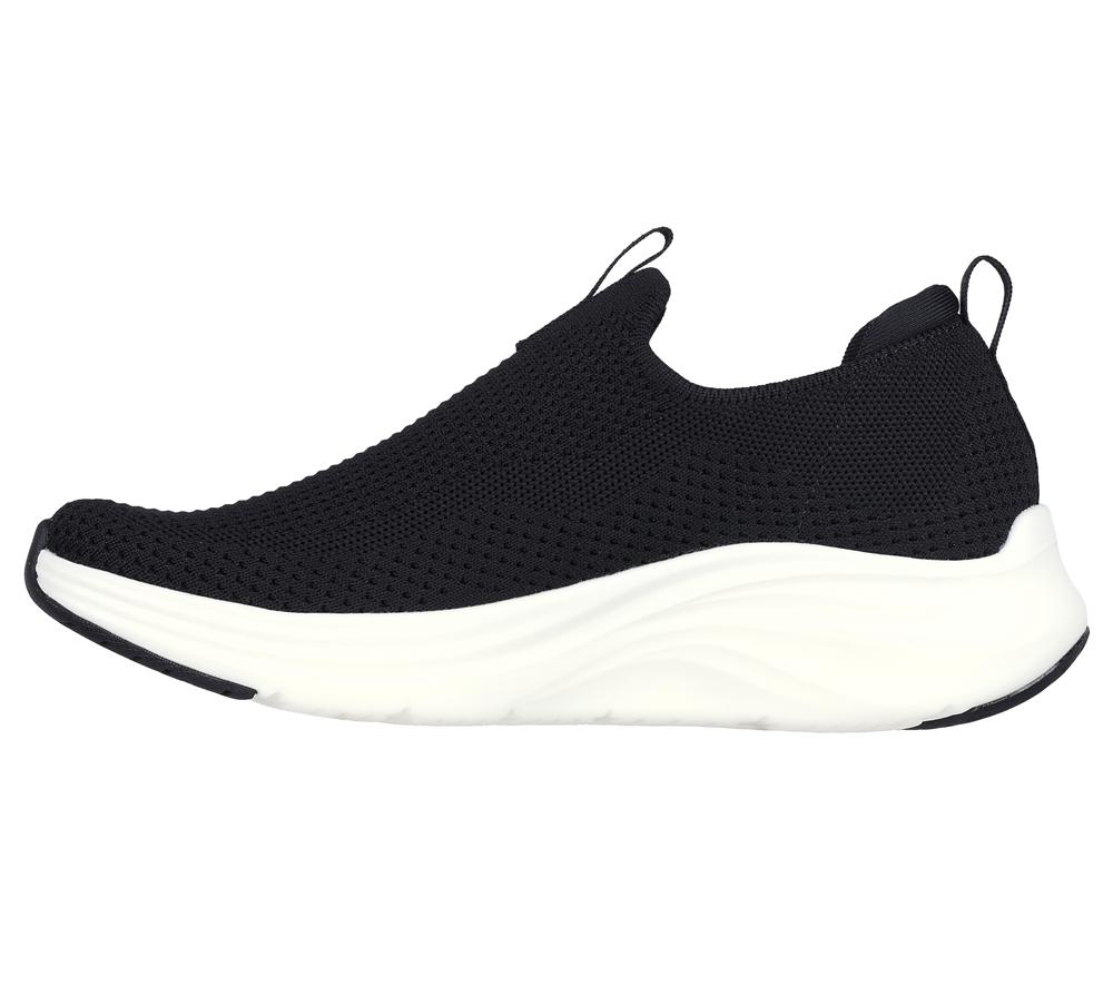 Women Skechers Vapor Foam - True Classic Slip On Shoes Black  USA |  8407-CZNWL