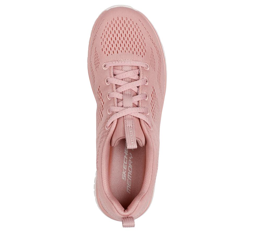 Women Skechers Virtue - Ambrosia Sneakers Rose  USA |  4628-RBJZG