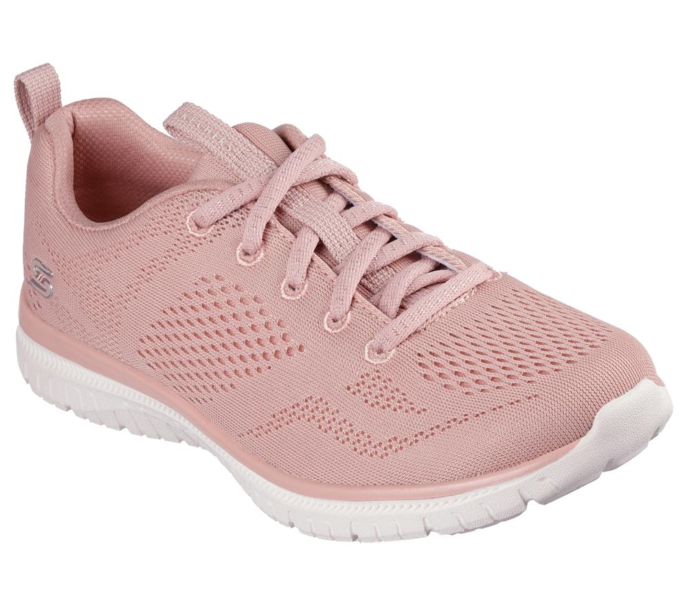Women Skechers Virtue - Ambrosia Sneakers Rose  USA |  4628-RBJZG