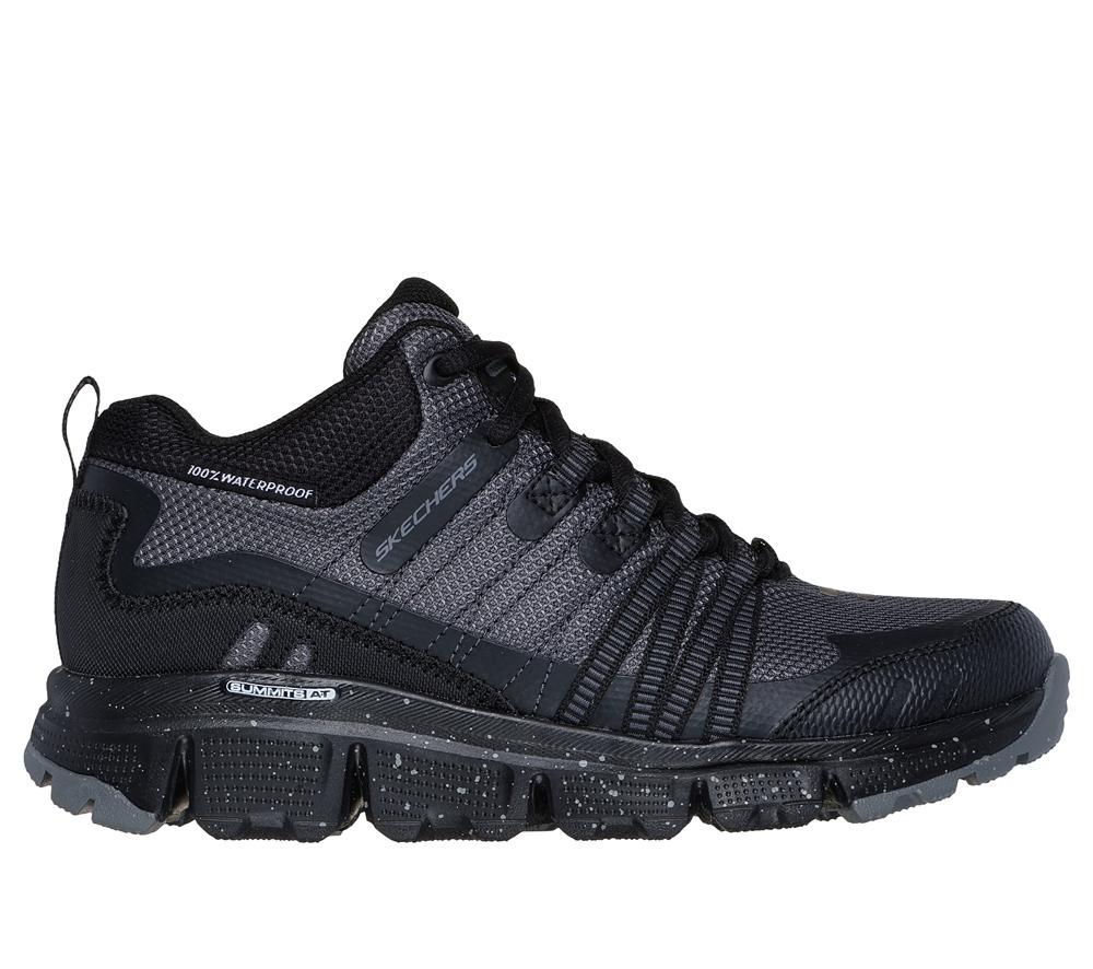 Women Skechers Waterproof: Summits AT - Wynnwood Boots Charcoal / Black  USA |  4093-RLEOZ
