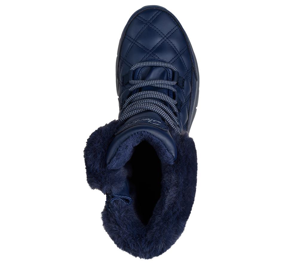 Women Skechers Waterproof: Synergy - Pure Wonder Boots Navy  USA |  6241-TUKYJ