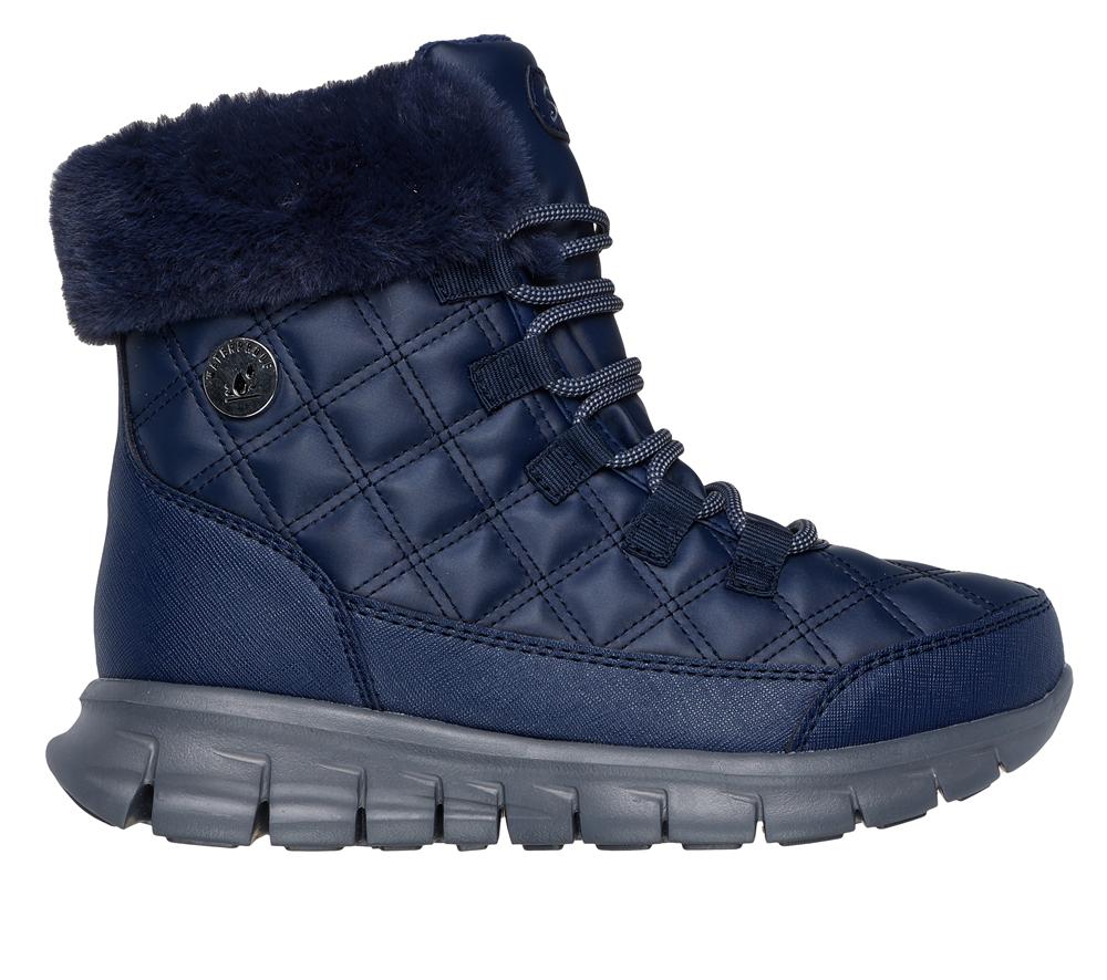 Women Skechers Waterproof: Synergy - Pure Wonder Boots Navy  USA |  6241-TUKYJ