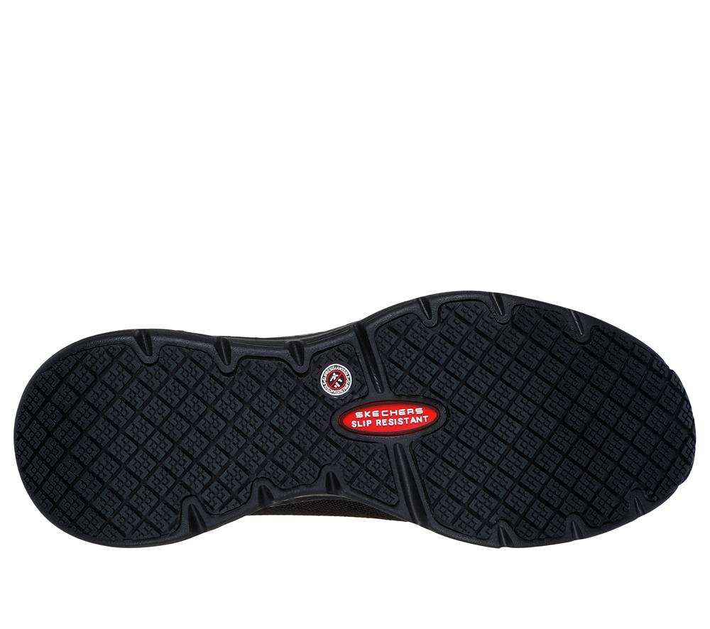 Women Skechers Work: Arch Fit SR - Ebinal Work Shoes Black  USA |  0281-CJUFI