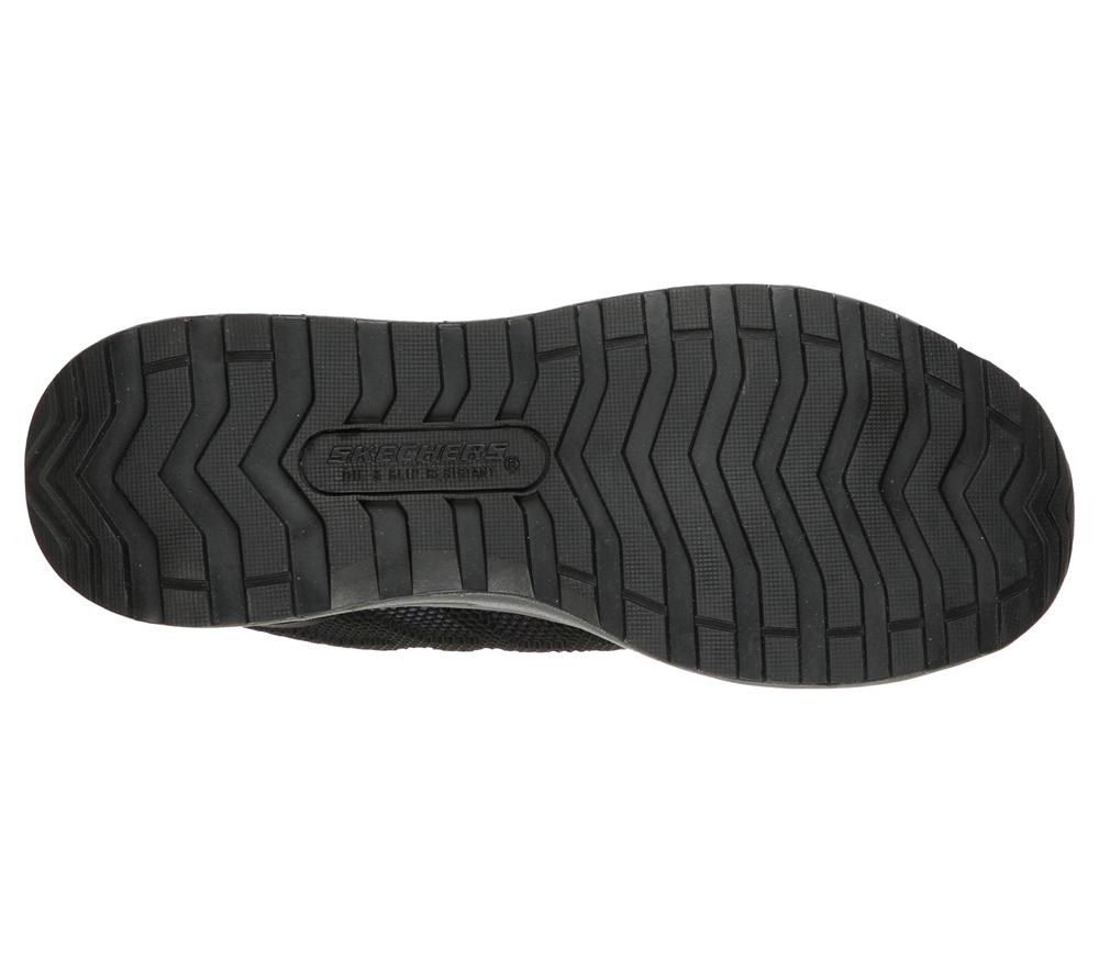 Women Skechers Work: Bulklin - Lyndale Comp Toe Work Shoes Black / Grey  USA |  4152-UJHOI