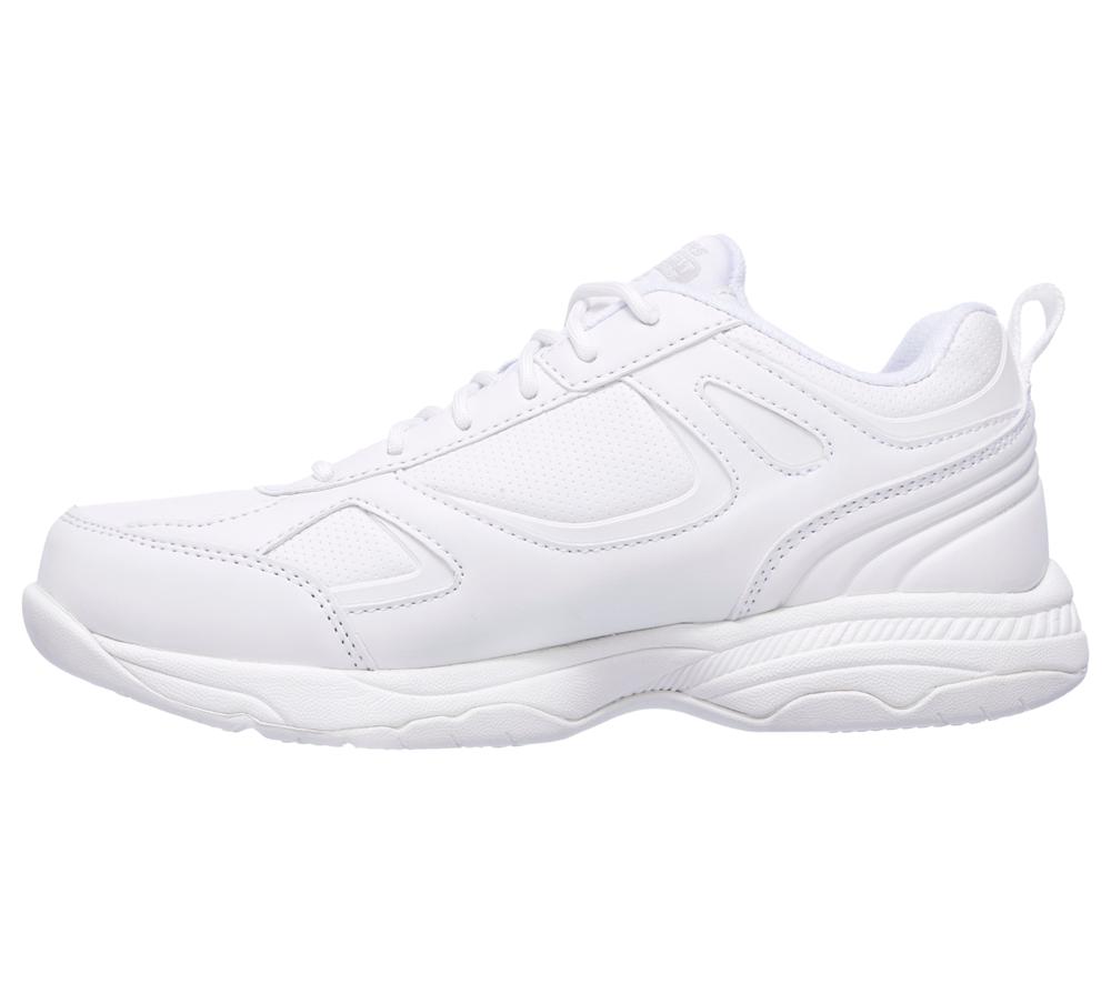 Women Skechers Work Relaxed Fit: Dighton - Bricelyn SR Work Shoes White  USA |  3451-YXKGF