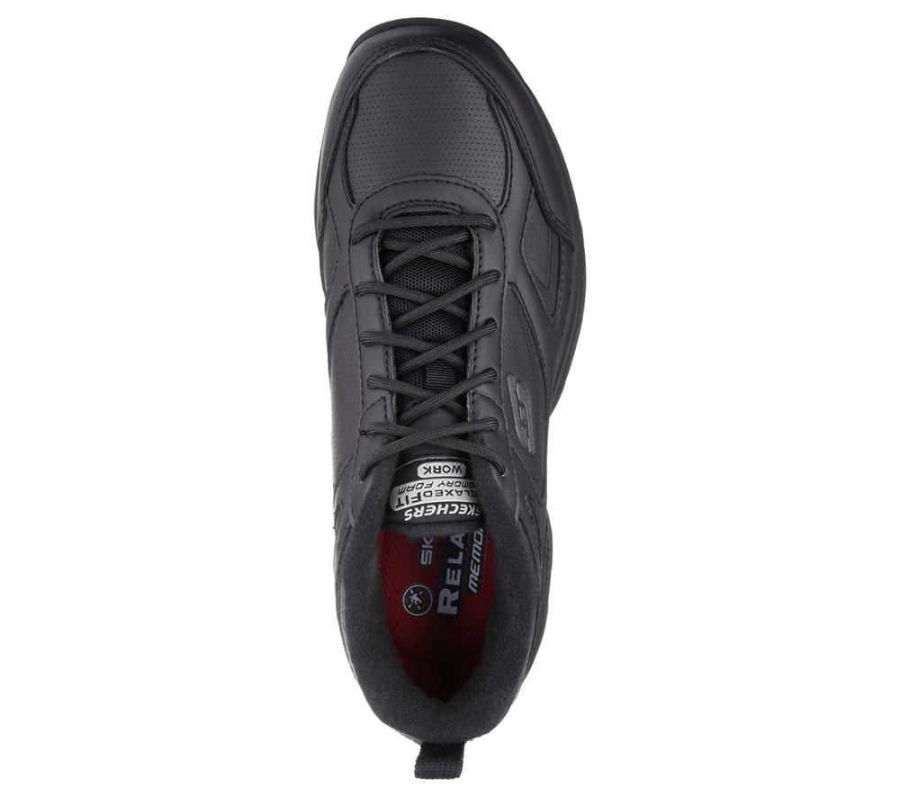 Women Skechers Work Relaxed Fit: Dighton - Bricelyn SR Work Shoes Black  USA |  8203-TEHUM