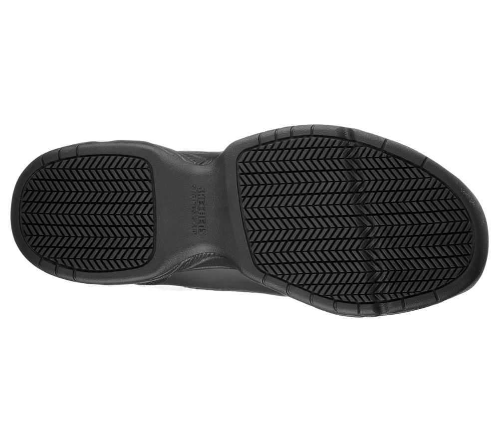 Women Skechers Work Relaxed Fit: Dighton - Bricelyn SR Work Shoes Black  USA |  8203-TEHUM