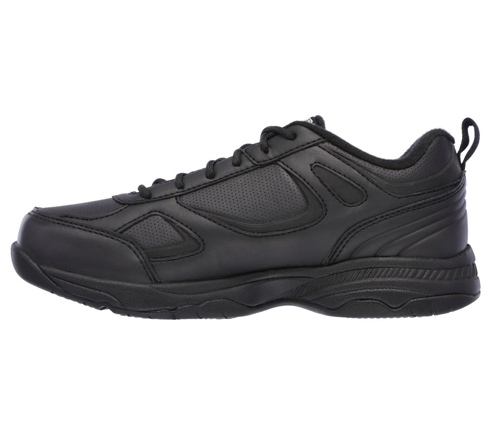 Women Skechers Work Relaxed Fit: Dighton - Bricelyn SR Work Shoes Black  USA |  8203-TEHUM