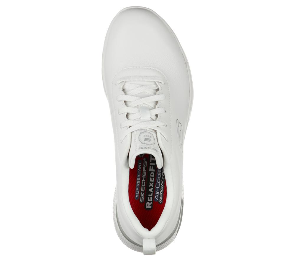 Women Skechers Work Relaxed Fit: Marsing - Gmina SR Work Shoes White  USA |  3642-GJEUC