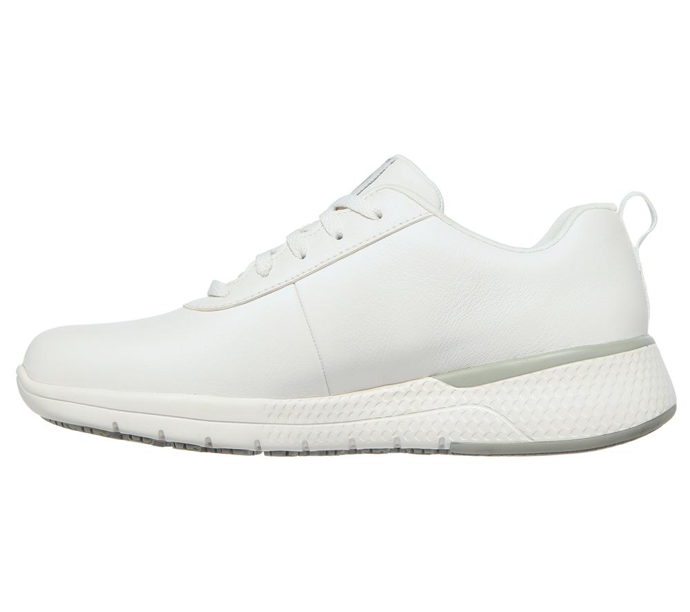 Women Skechers Work Relaxed Fit: Marsing - Gmina SR Work Shoes White  USA |  3642-GJEUC