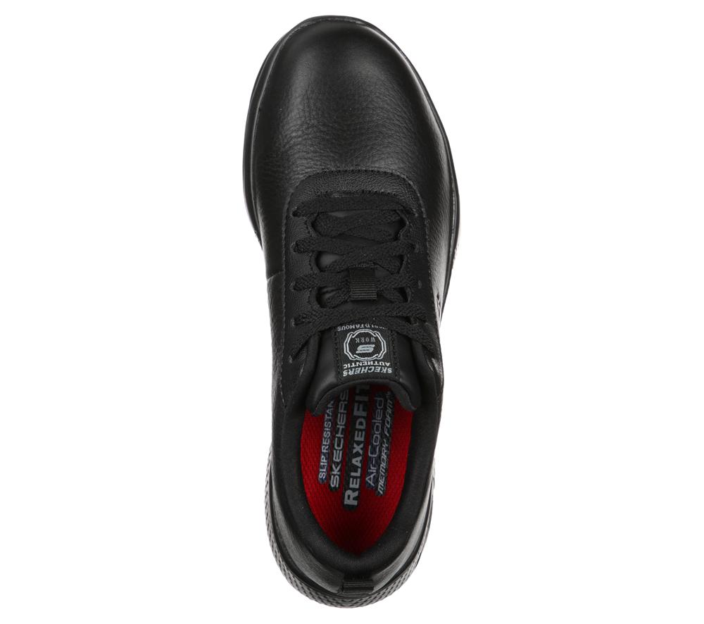 Women Skechers Work Relaxed Fit: Marsing - Gmina SR Work Shoes Black  USA |  4793-KISWJ