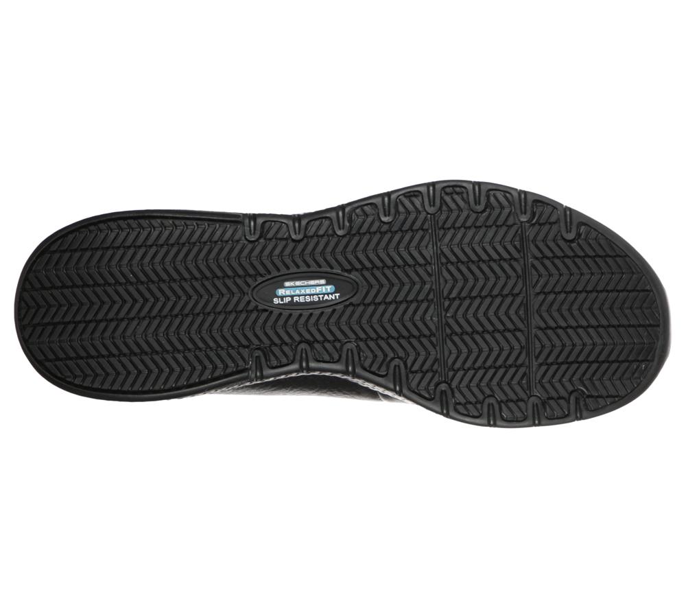 Women Skechers Work Relaxed Fit: Marsing - Gmina SR Work Shoes Black  USA |  4793-KISWJ