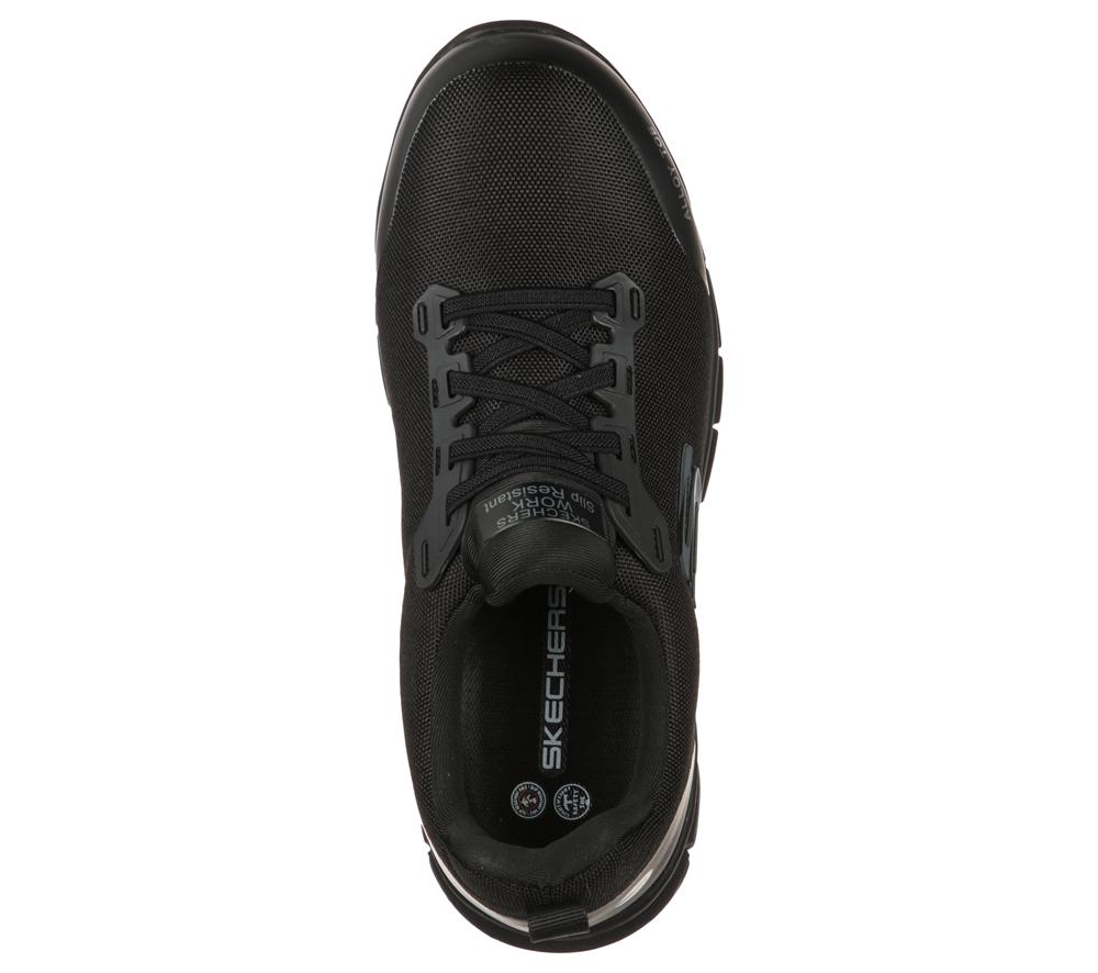 Women Skechers Work: Sure Track - Jixie Sneakers Black  USA |  3542-QTEUH