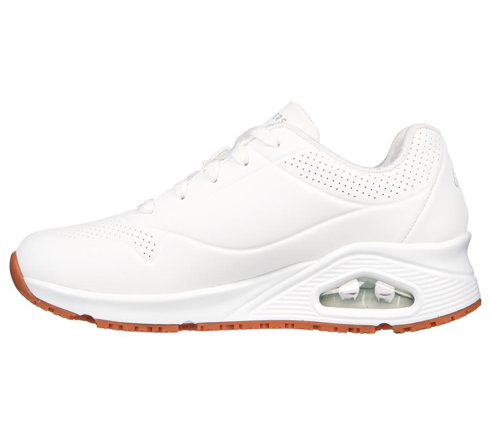Women Skechers Work: Uno SR Sneakers White  USA |  9134-DKVLG