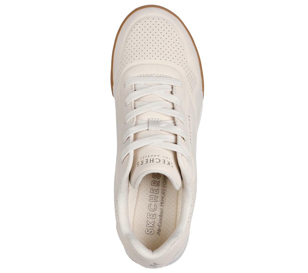 Women Skechers Zinger 2.0 - The Arwen Lace Up Shoes Off White  USA |  9524-RYQEO
