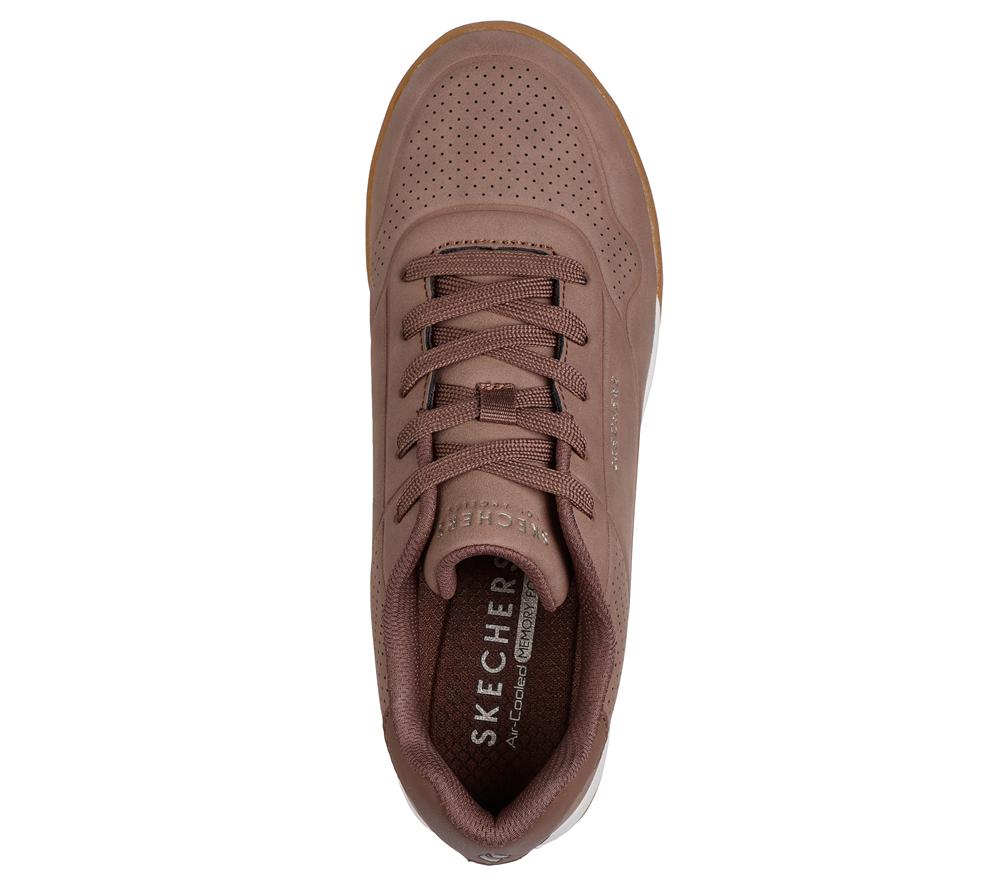 Women Skechers Zinger 2.0 - The Arwen Lace Up Shoes Brown  USA |  4013-EUILG