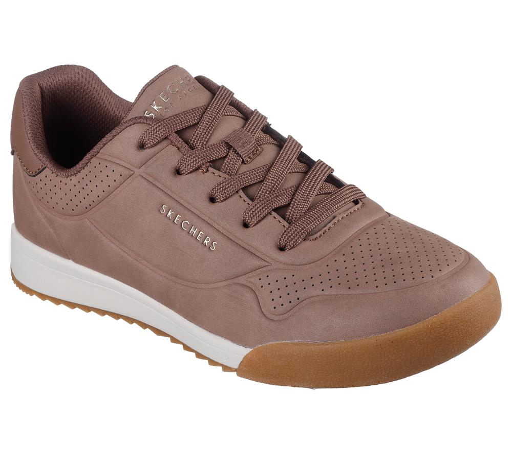 Women Skechers Zinger 2.0 - The Arwen Lace Up Shoes Brown  USA |  4013-EUILG