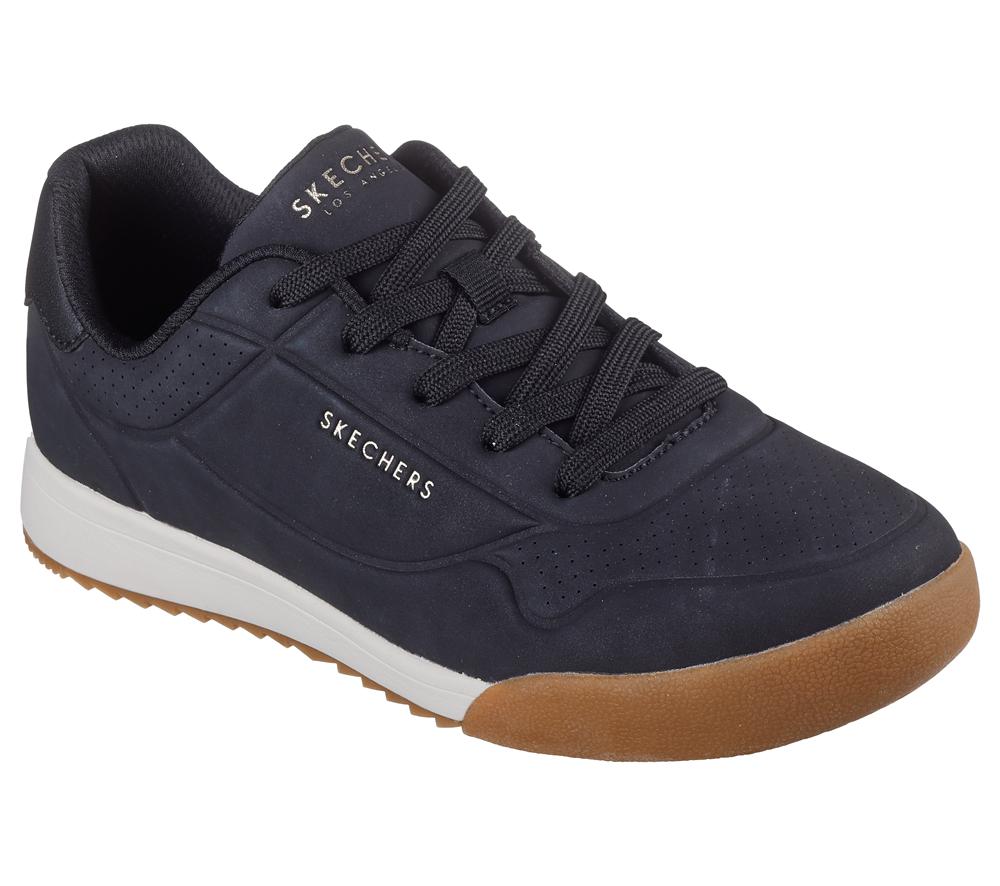 Women Skechers Zinger 2.0 - The Arwen Lace Up Shoes Black  USA |  0794-RYVHN