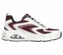 White / Burgundy